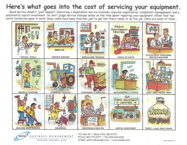 image of farm equiipment service cartoon