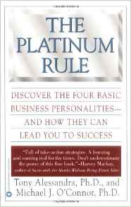 image of the platinum rule book cover