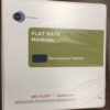Photo of flat rate manual cover.